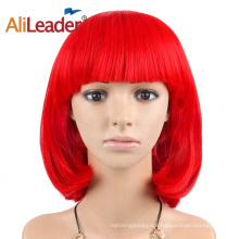 Synthetic Hair Bob Wigs Cosplay For Halloween Party